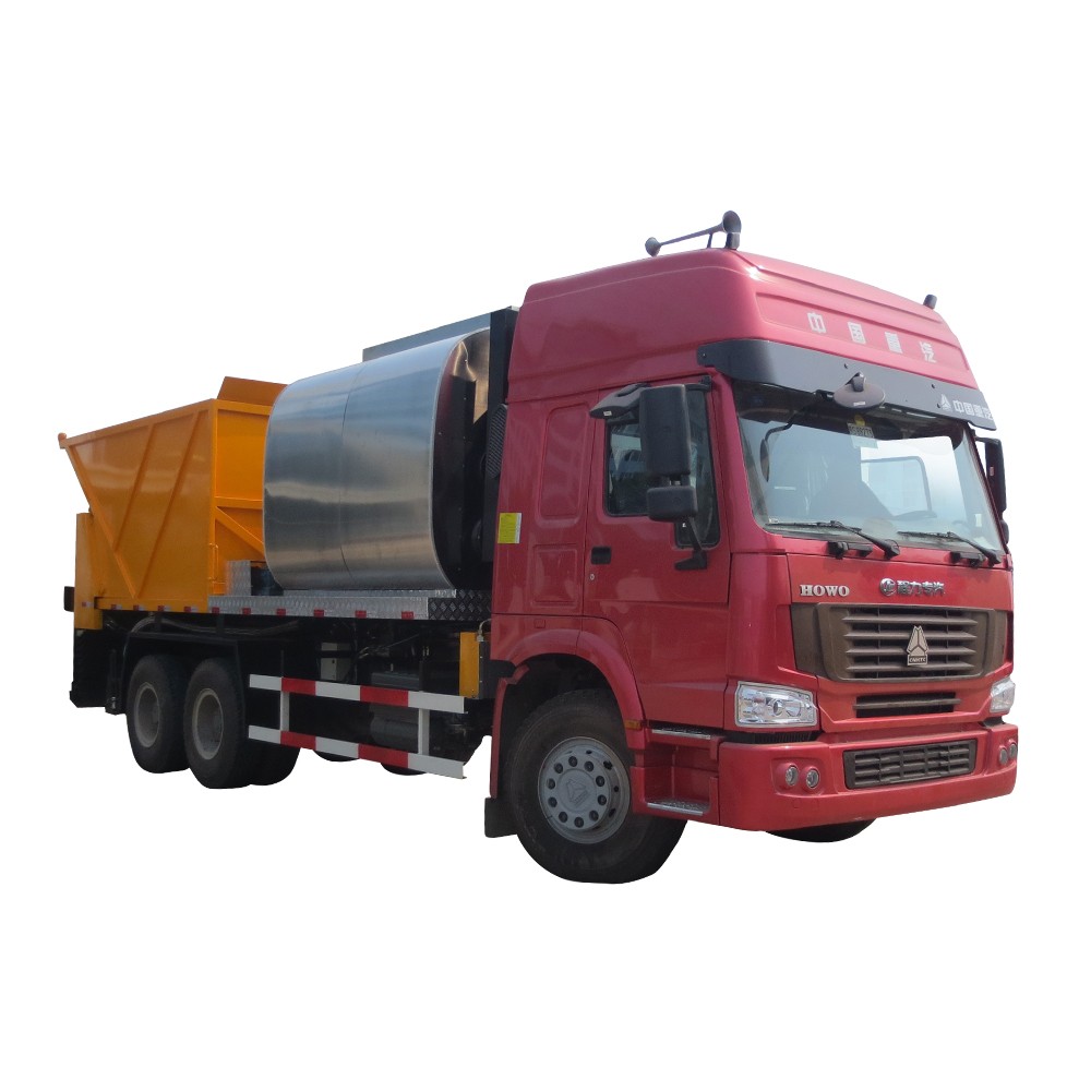 Camion de scellant de détritus d'asphalte Sinotruk Howo