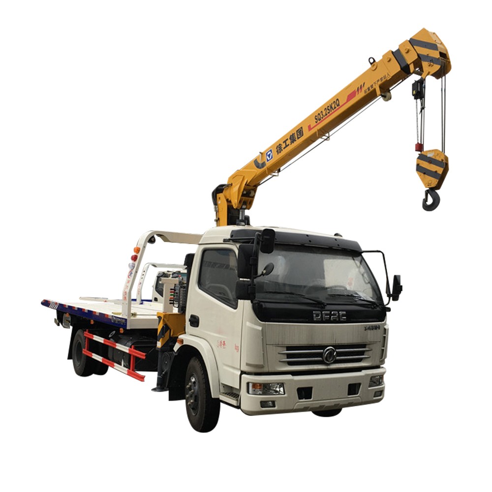 Camion de récupération Dongfeng 6 tonnes avec grue