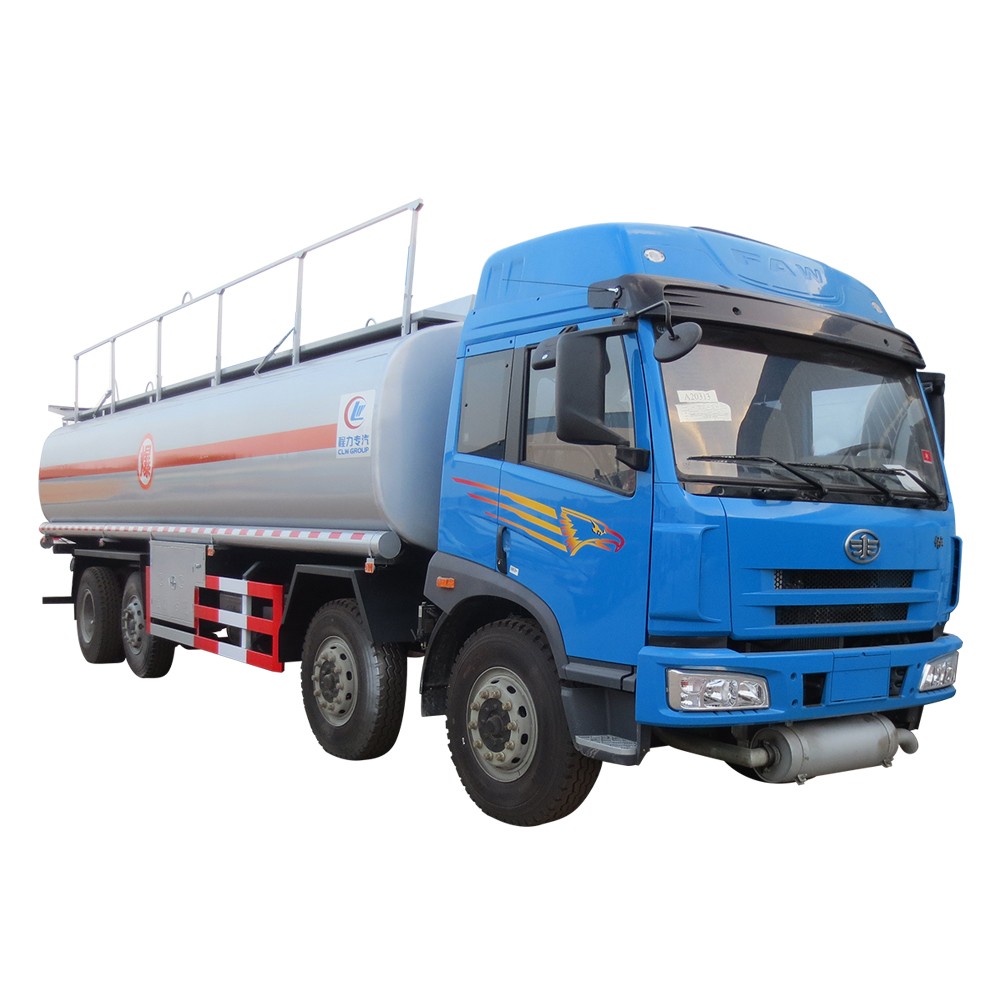 Faw 8 * 4 camion distributeur d'huile à essence