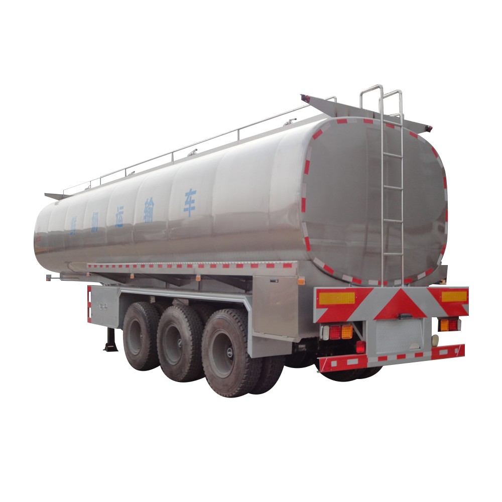 Semi-remorque de réservoir de lait de 40 Cbm