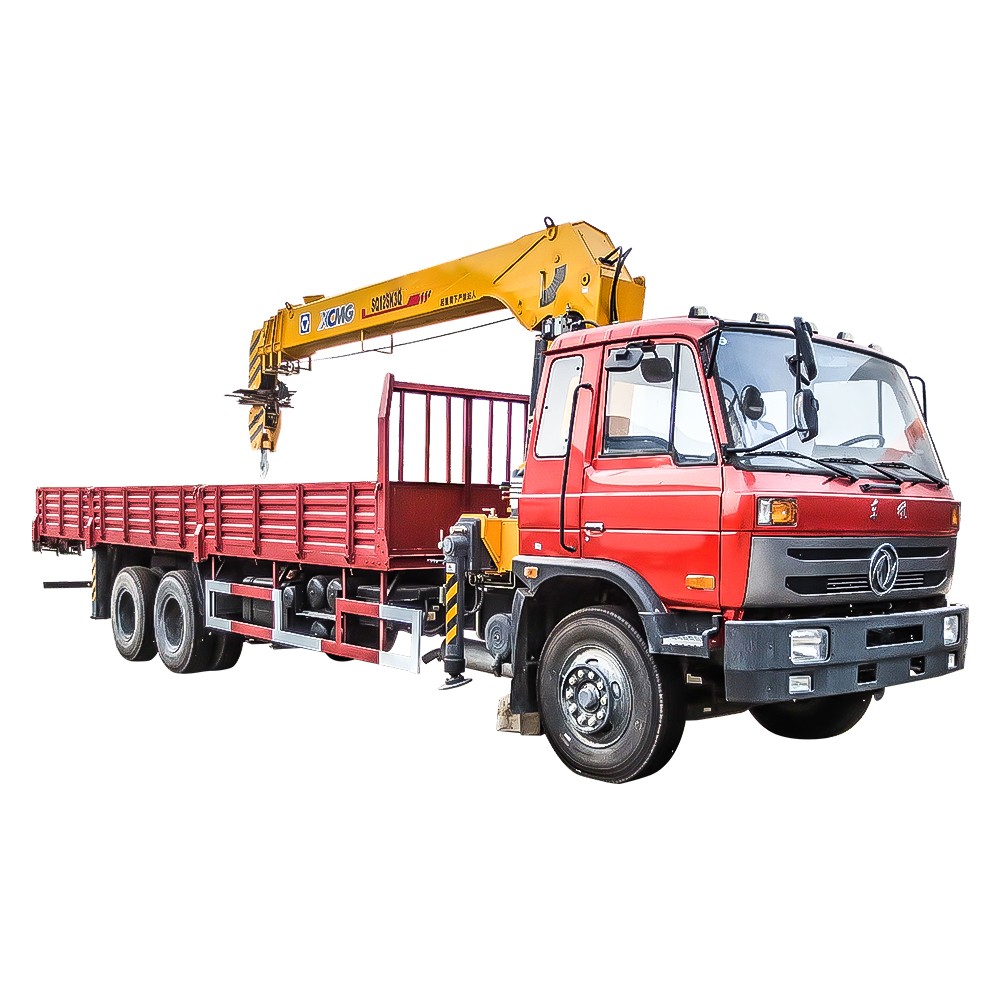 Camion à benne basculante à 10 roues avec grue